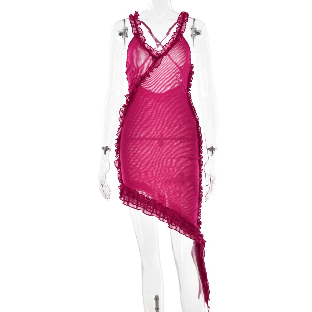 V-neck Strap Women's Fashion Dress - Image 3