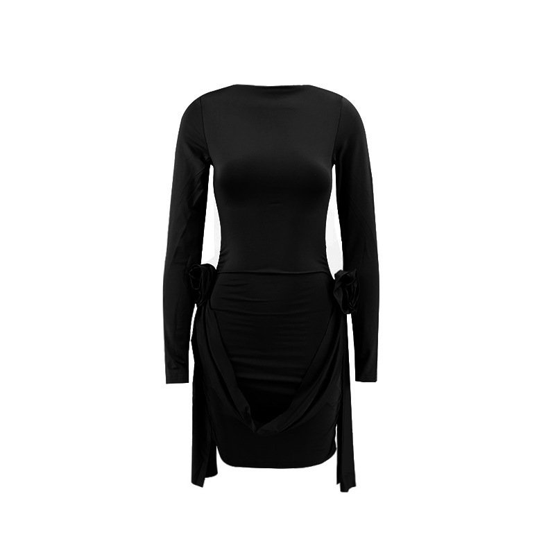 European And American Style Autumn And Winter Sexy Hot Girl Dress - Image 5