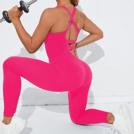 Quick-drying Seamless Yoga Shapewear Sleeveless One-piece Sportswear - Image 2