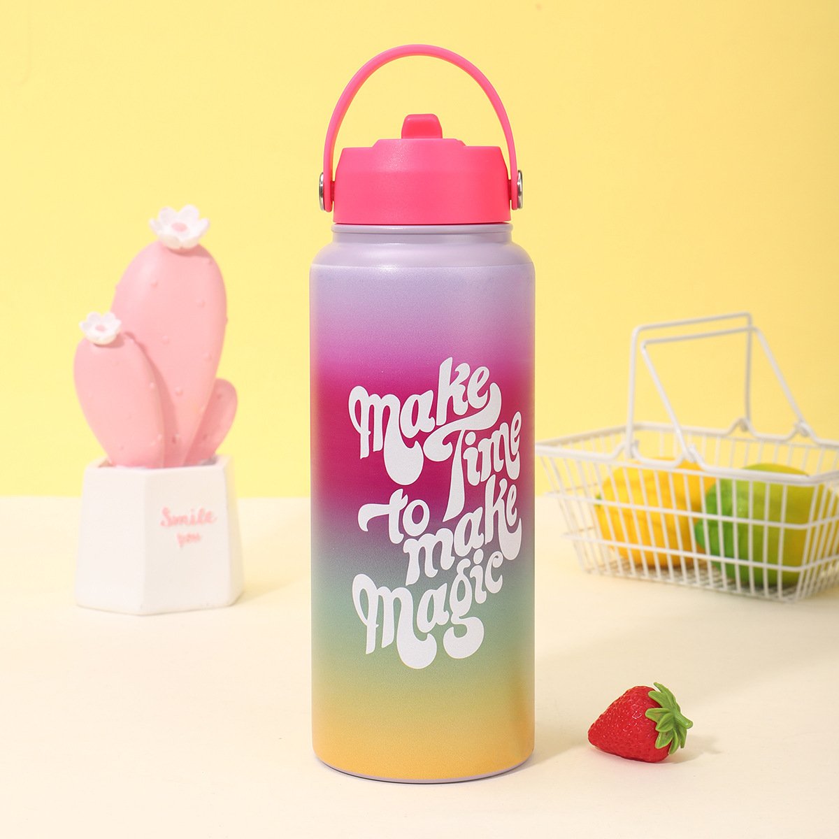 304 Stainless Steel Portable Large-Capacity Vacuum Insulated Bottle - Image 2