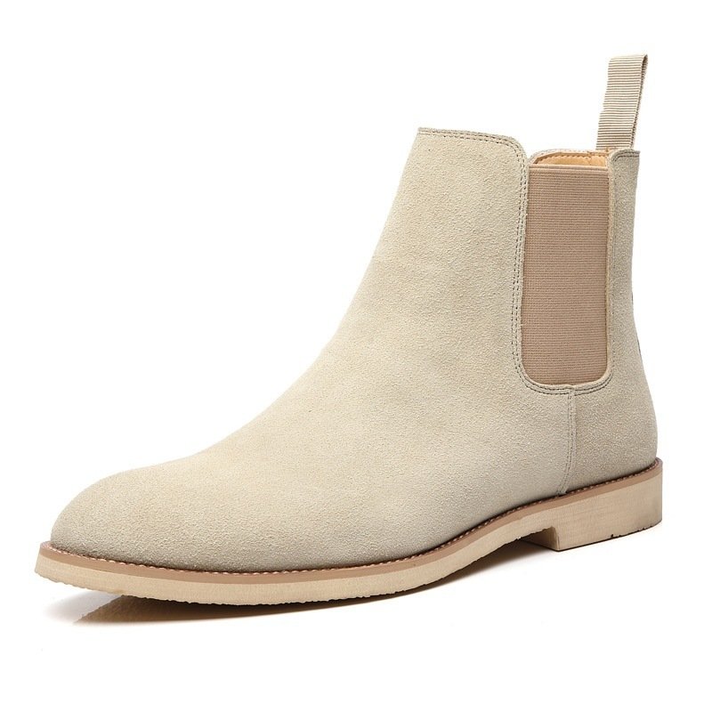 Men's Chelsea Boots AutumnWinter Suede High-Top - Image 4