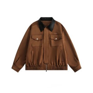 Retro Simple Loose-fitting Workwear Jacket Coat