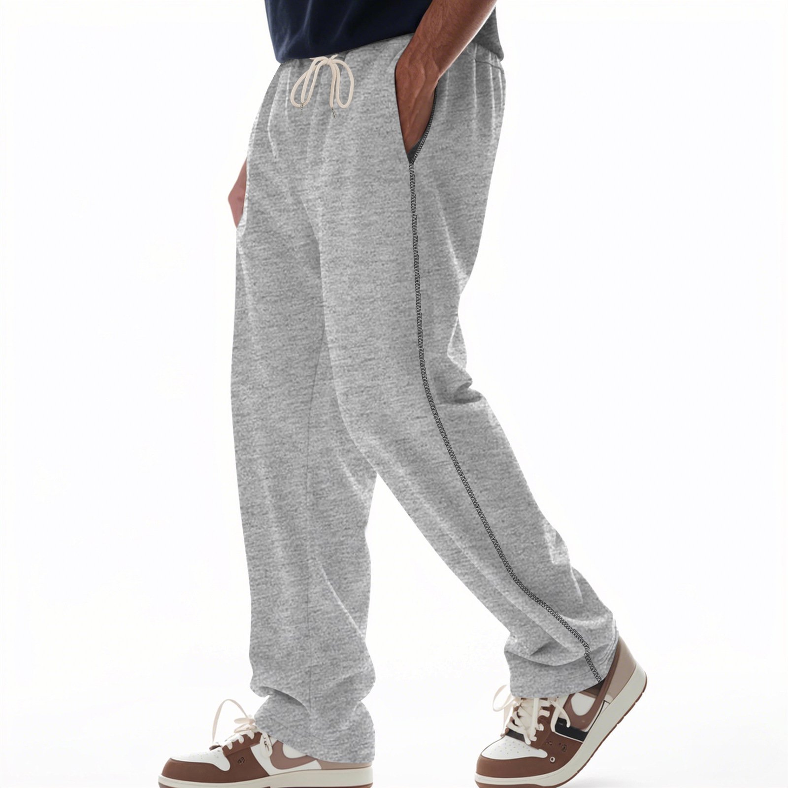 Men's Wear-resistant Heavy Terry Loose Sports Casual Pants - Image 3
