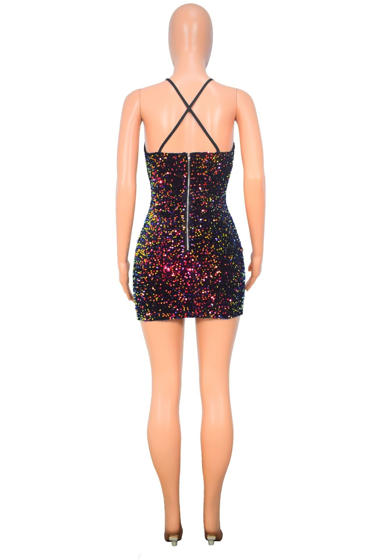 Women's Open-back Hollowed-out Sleeveless Prom Dress - Image 7