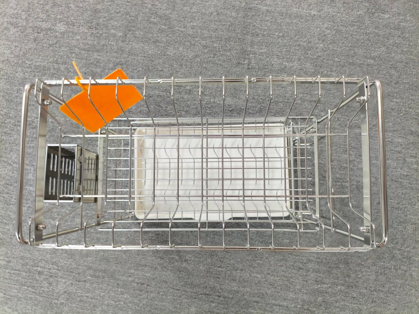 Stainless Steel Dish Storage Rack Draining Plate Rack - Image 5