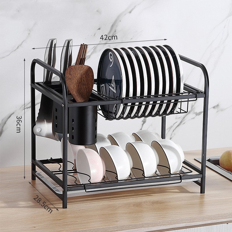 Chopsticks Dish Drain Rack Multifunctional Kitchen Storage Rack - Image 2
