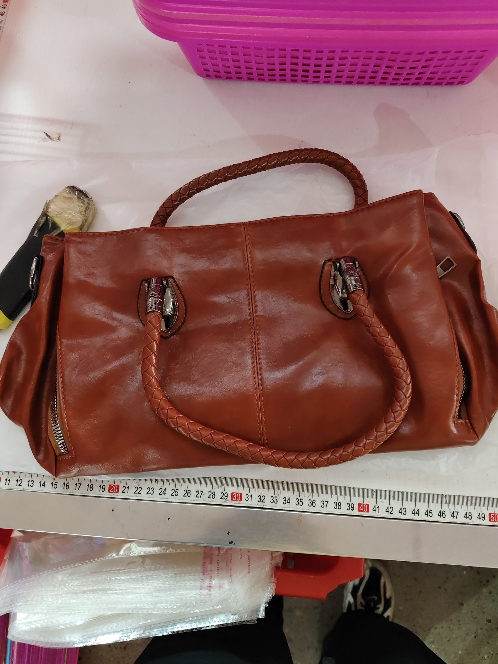 Oil wax leather women bag - Image 2