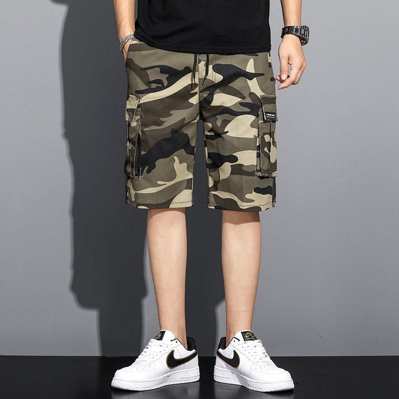 Summer Camouflage 5-point Workwear Shorts Men - Image 9