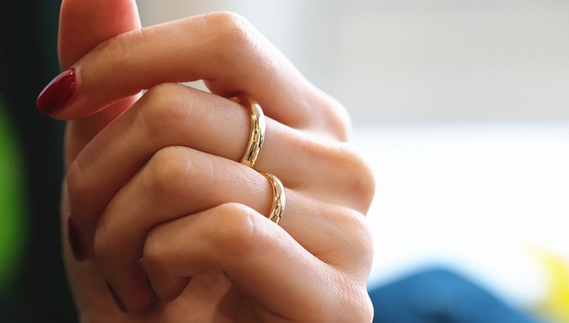 Simple Men And Women Couples Ring Rose Gold Light Luxury - Image 3