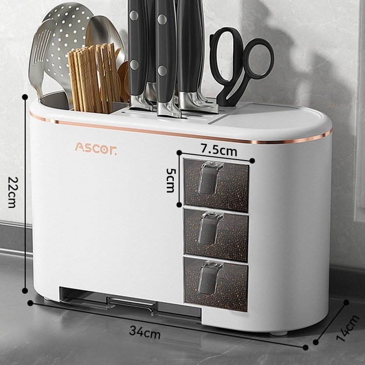 Multifunctional Kitchen Shelf Condiment Organizer - Image 3