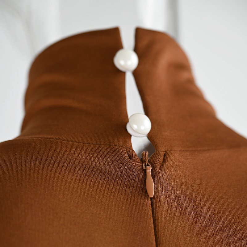 Autumn And Winter Solid Color Tight Long Sleeve Fleece-lined Yoga Jumpsuit - Image 6