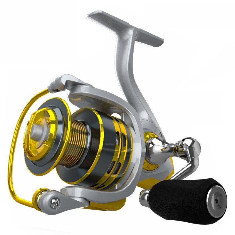All Metal Diagonal CNC Sea Pole Wheel Rocker Spinning Wheel - Image 5