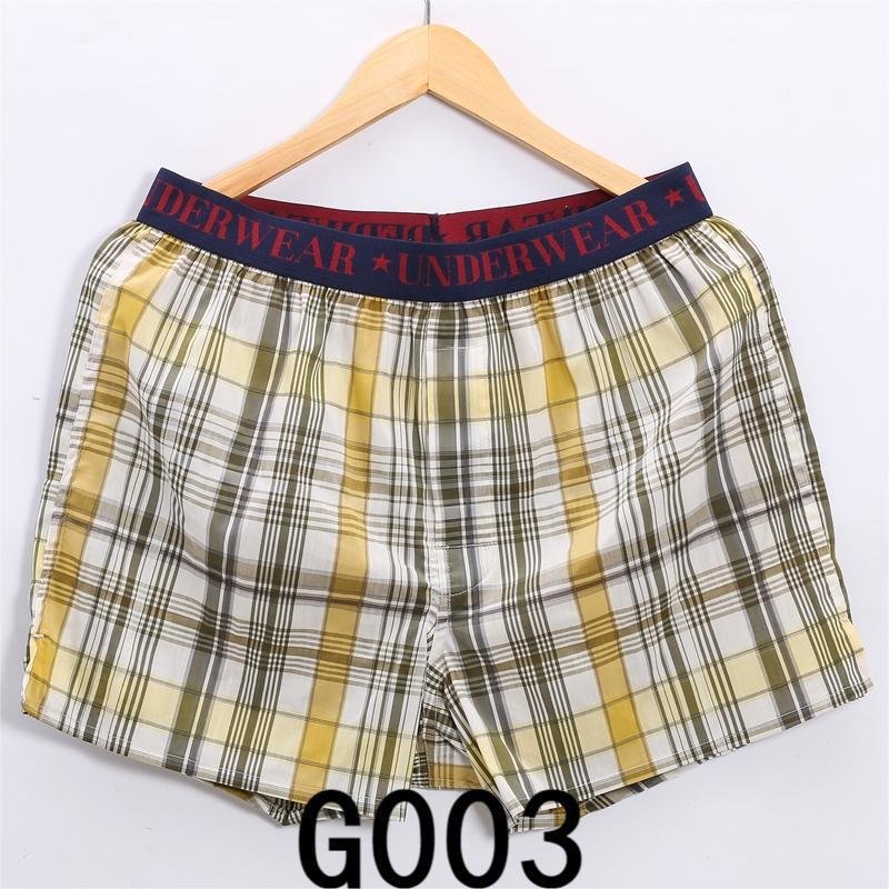 Brocade Cotton Arrow Pants Plaid Loose Casual Pajama Pants Men - Image 4