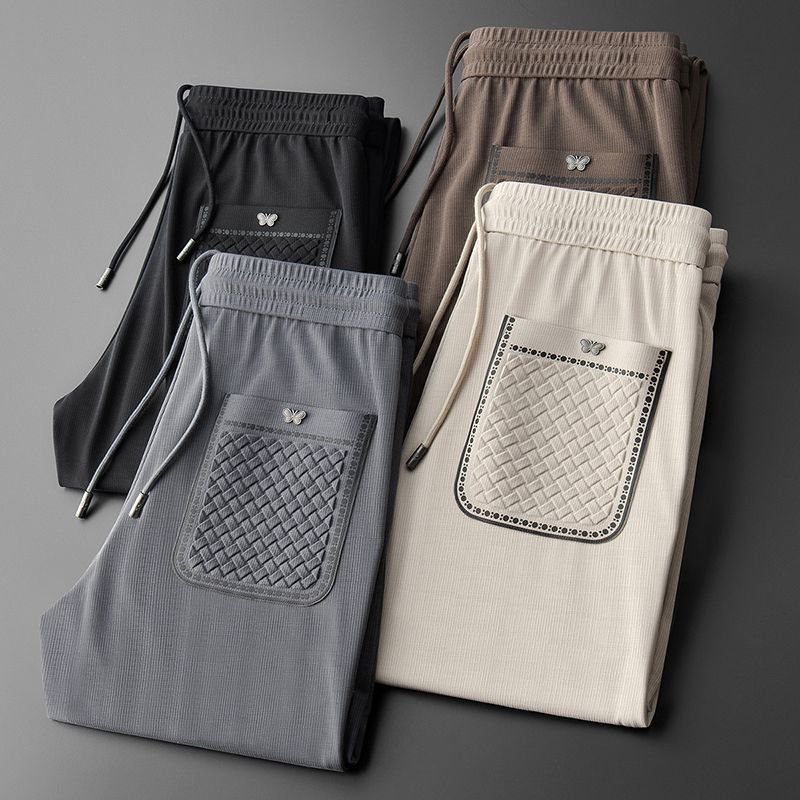 Light Luxury Sports Casual Pants Brand Embroidery Ankle-tied Loose All-matching - Image 4
