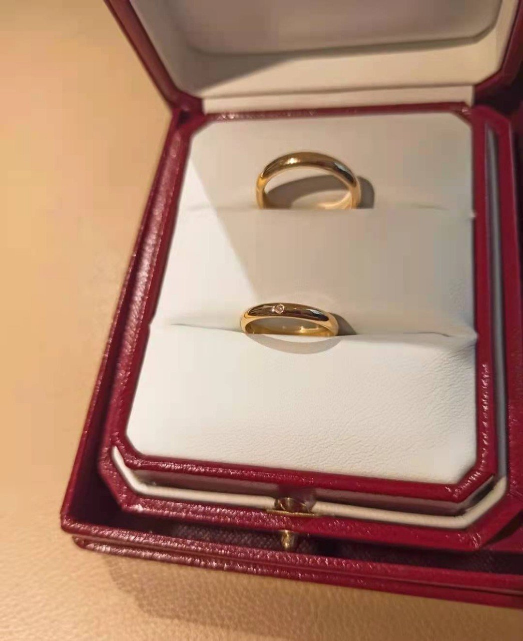 Simple Men And Women Couples Ring Rose Gold Light Luxury - Image 5