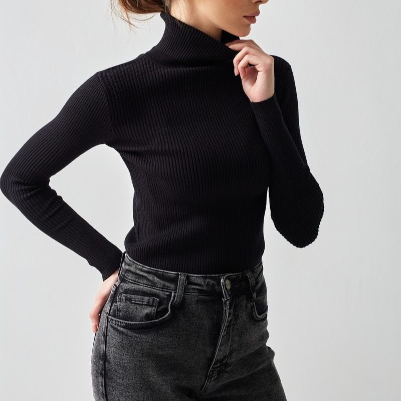 Turtleneck Sweaters Bottoming Shirt European And American - Image 6