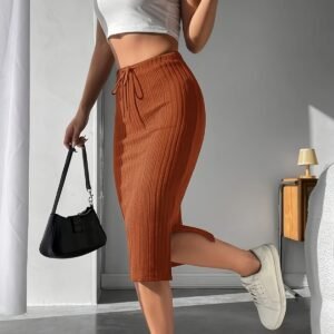 Retro Fashion And Personalized Temperament Skirt Women