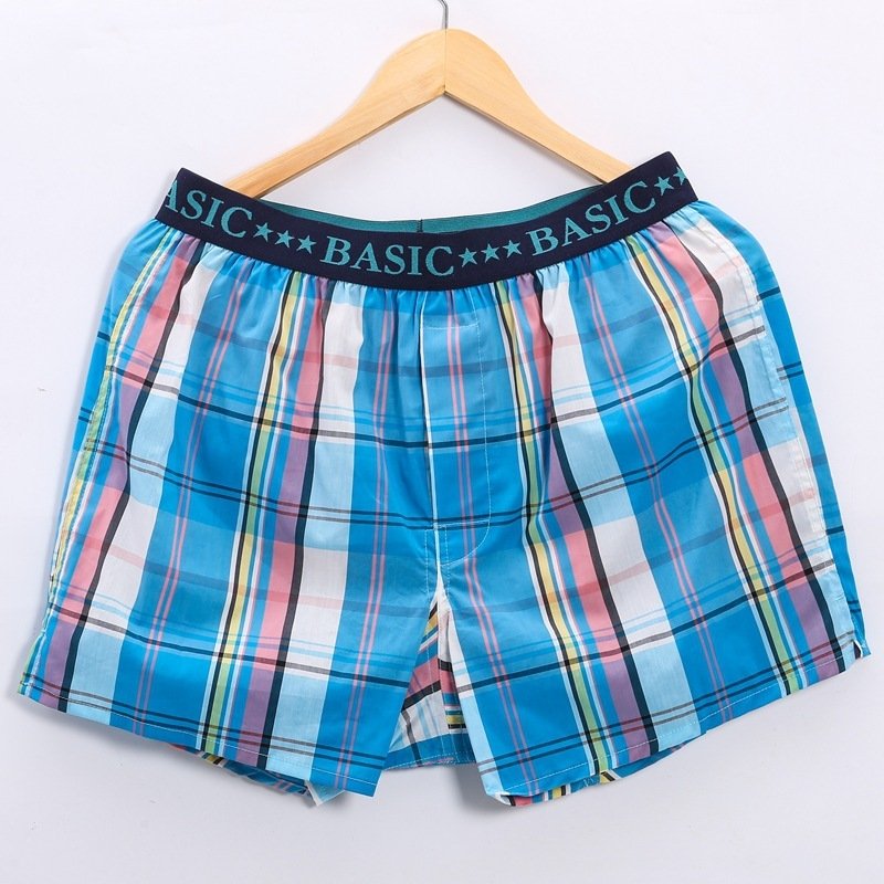 Brocade Cotton Arrow Pants Plaid Loose Casual Pajama Pants Men - Image 3