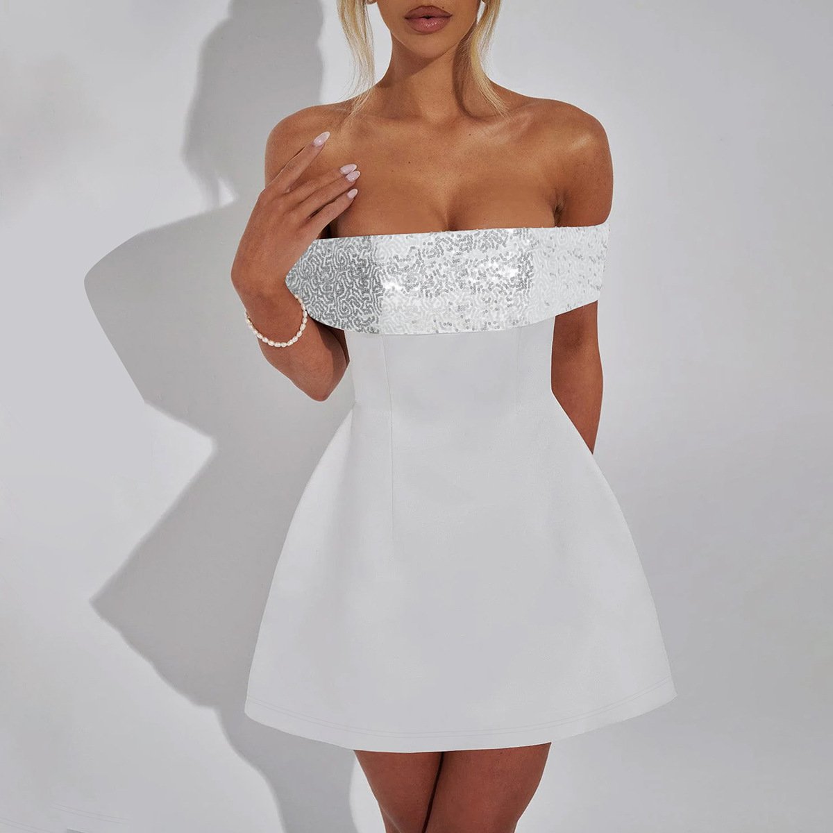 Bodycon Off-the-shoulder Evening Gown - Image 6