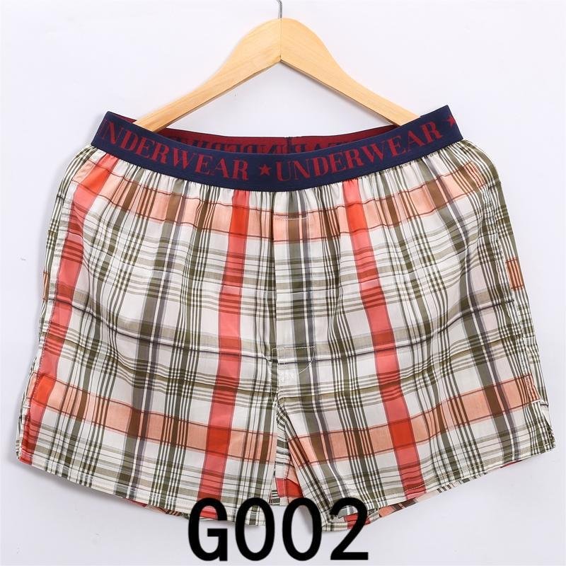 Brocade Cotton Arrow Pants Plaid Loose Casual Pajama Pants Men - Image 5