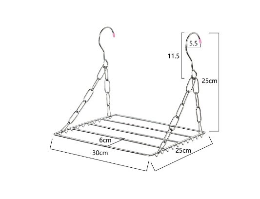 Multi-purpose Bold Stainless Steel Drying Rack - Image 9