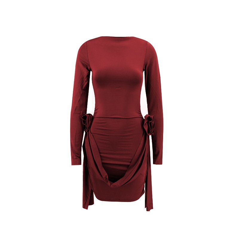 European And American Style Autumn And Winter Sexy Hot Girl Dress - Image 4