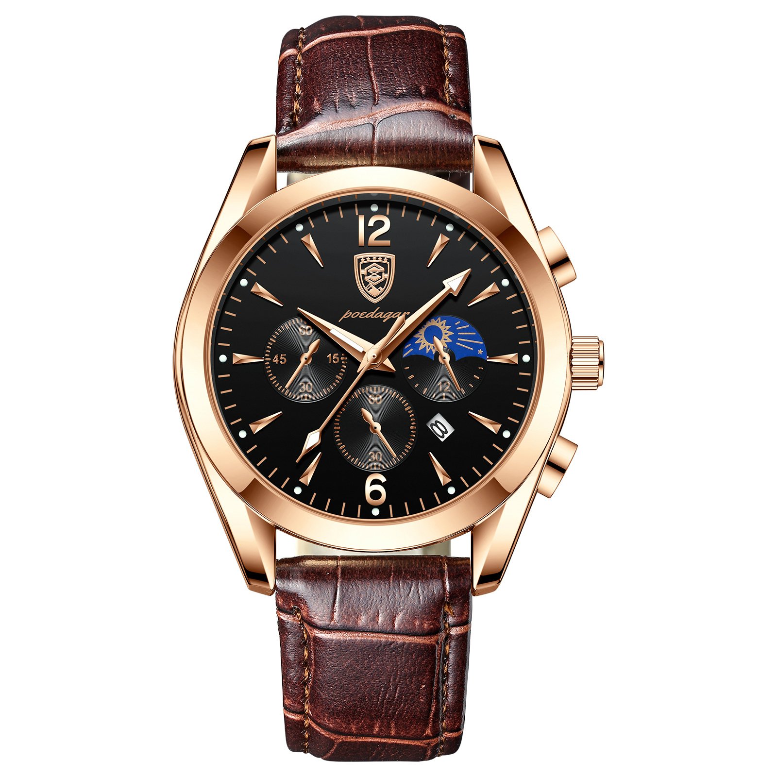Men's Quartz Waterproof Luminous Belt Watch - Image 4