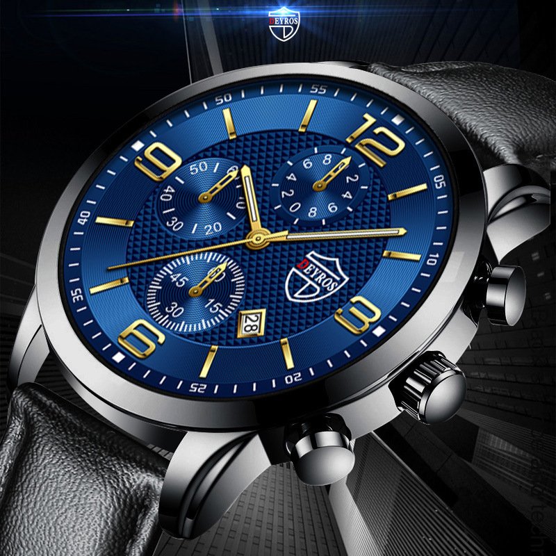 Men's Fashion Simple Calendar Luminous Quartz Watch - Image 7