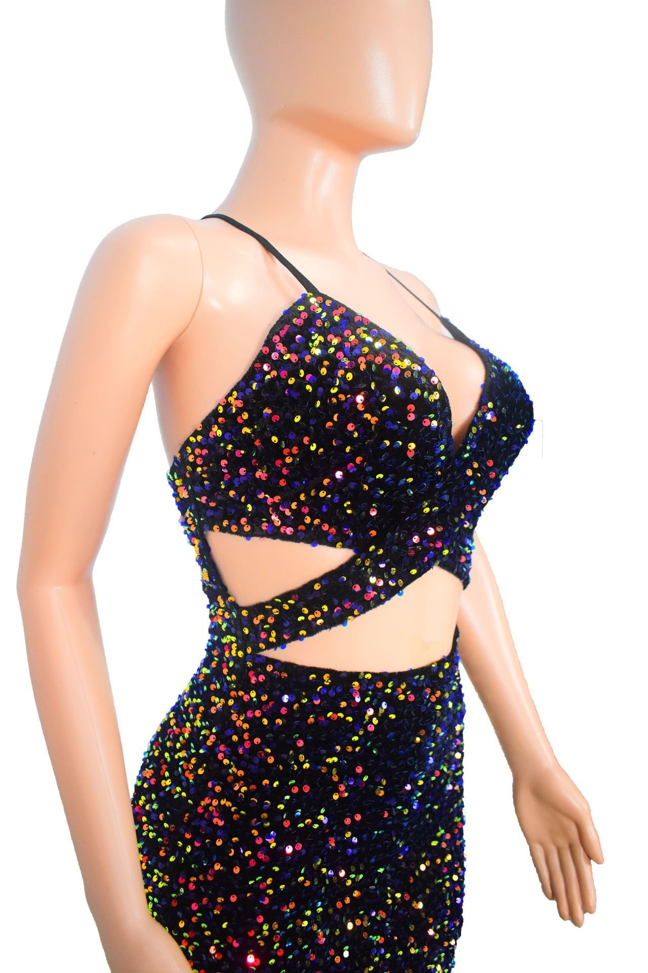 Women's Open-back Hollowed-out Sleeveless Prom Dress - Image 4