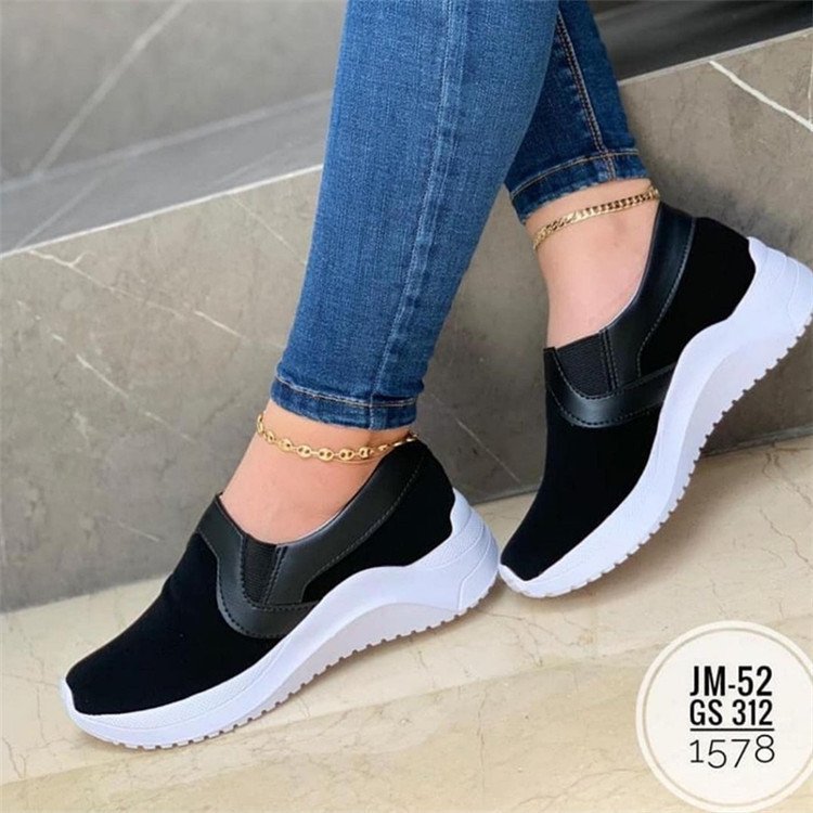 Flat Sneakers Women Breathable Walking Shoes - Image 3