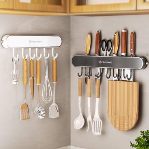Multi-Functional Wall-Mounted Kitchen Knife Organizer