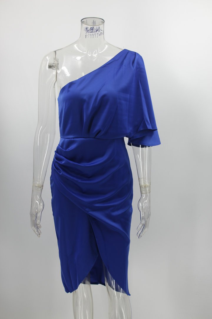 Women's Fashion Irregular Dress Evening Dress - Image 8