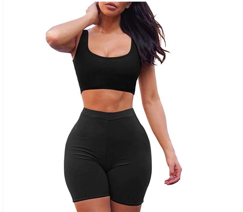 Commuter Sleeveless Tank Top Shorts Two-piece Suit - Image 6