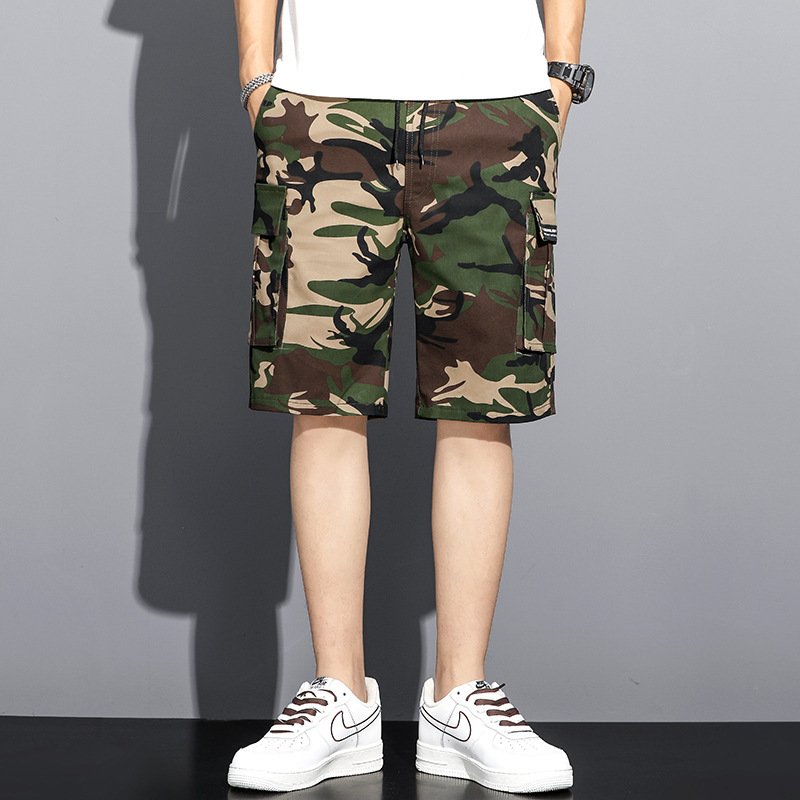 Summer Camouflage 5-point Workwear Shorts Men - Image 5