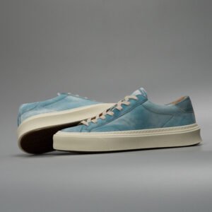 Mens Genuine Leather Distressed Washed Casual Slip-on Shoes