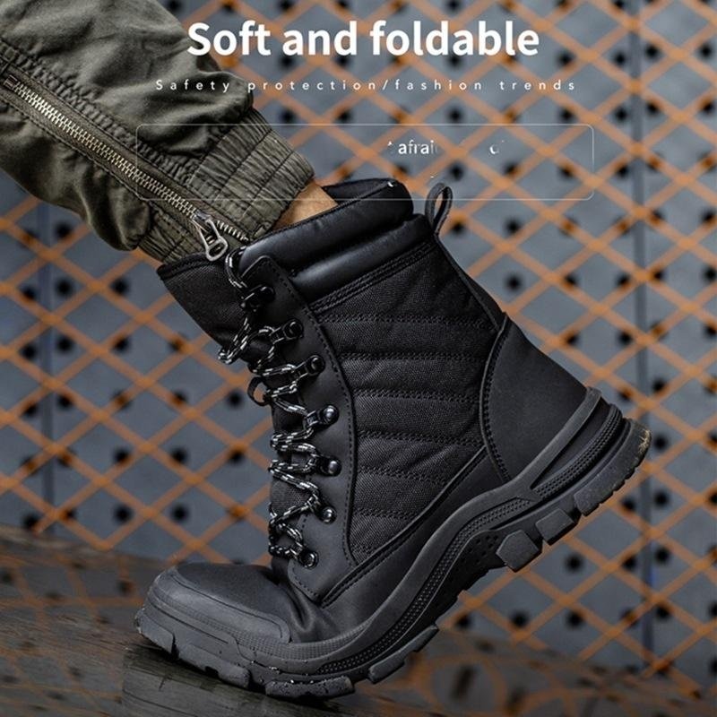 Men's High-top Labor Insurance Shoes Are Smash-proof - Image 2