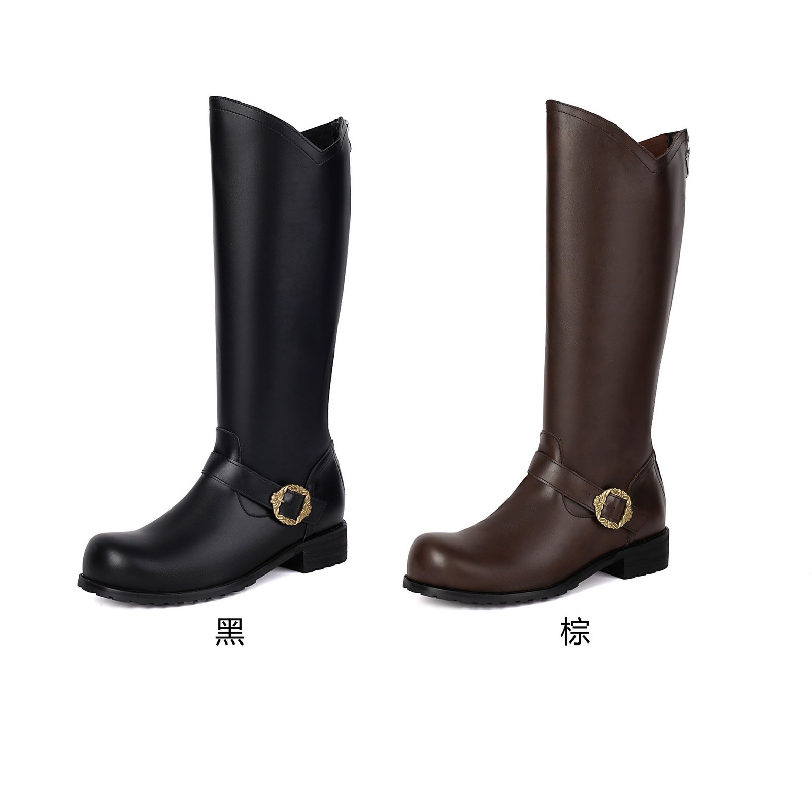 Retro Stage-performance Mens Leather Boots - Image 6