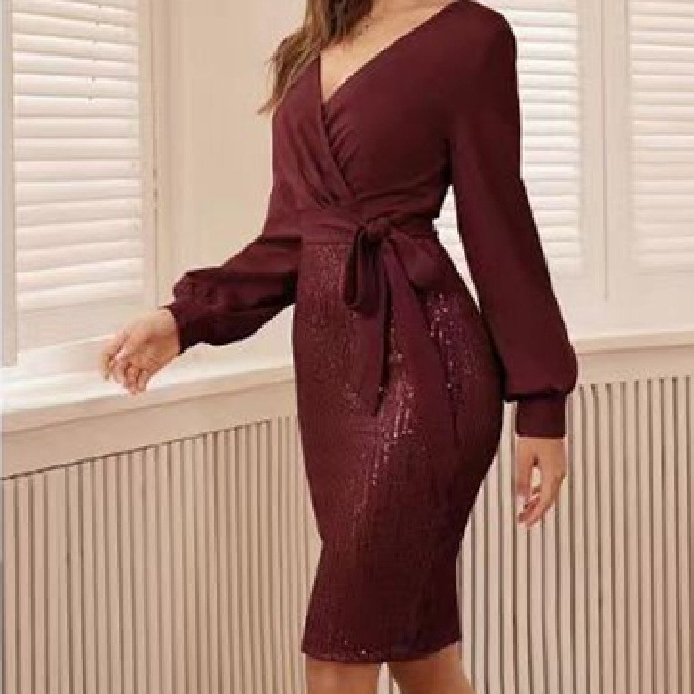 Sheath Fishtail High-end Temperament Host Off-the-shoulder Evening Dress