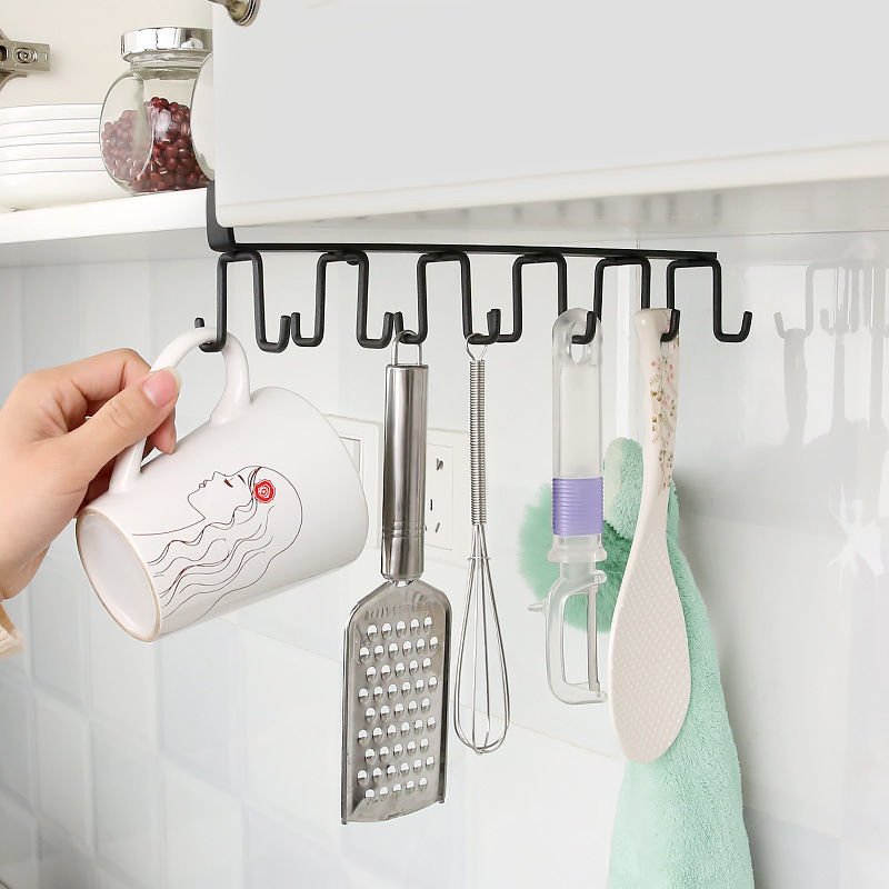 Mug Cup Hanger Bathroom Kitchen Organizer Hanging Rack Holder - Image 7