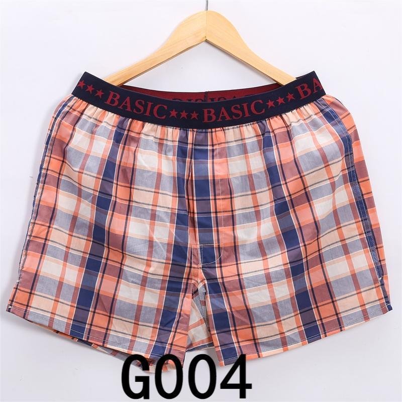 Brocade Cotton Arrow Pants Plaid Loose Casual Pajama Pants Men - Image 2