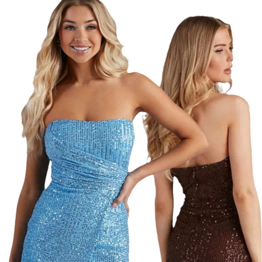 Tight Sequins Dress Hot Girl Hip Bag - Image 6