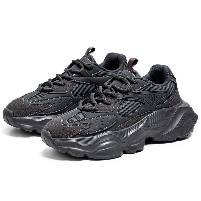 Chunky Soled Dad Sneakers With A Mesh Upper For A Casual Sporty Look - Image 7