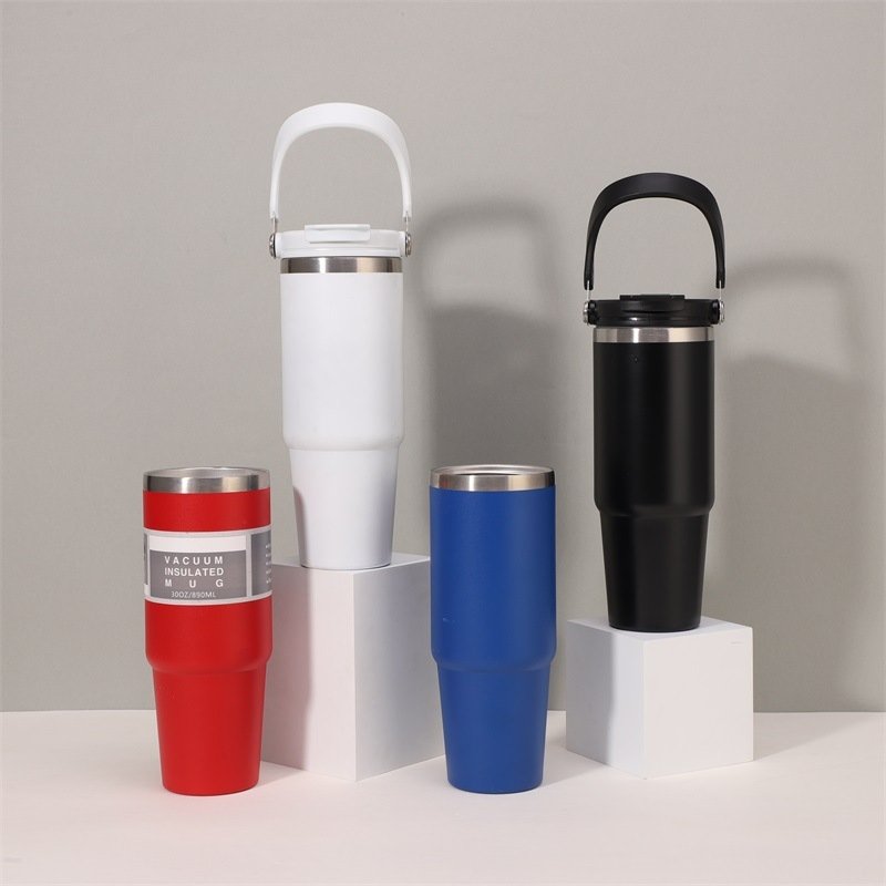 304 Stainless Steel Large-Capacity 30oz Portable Water Bottle - Image 3