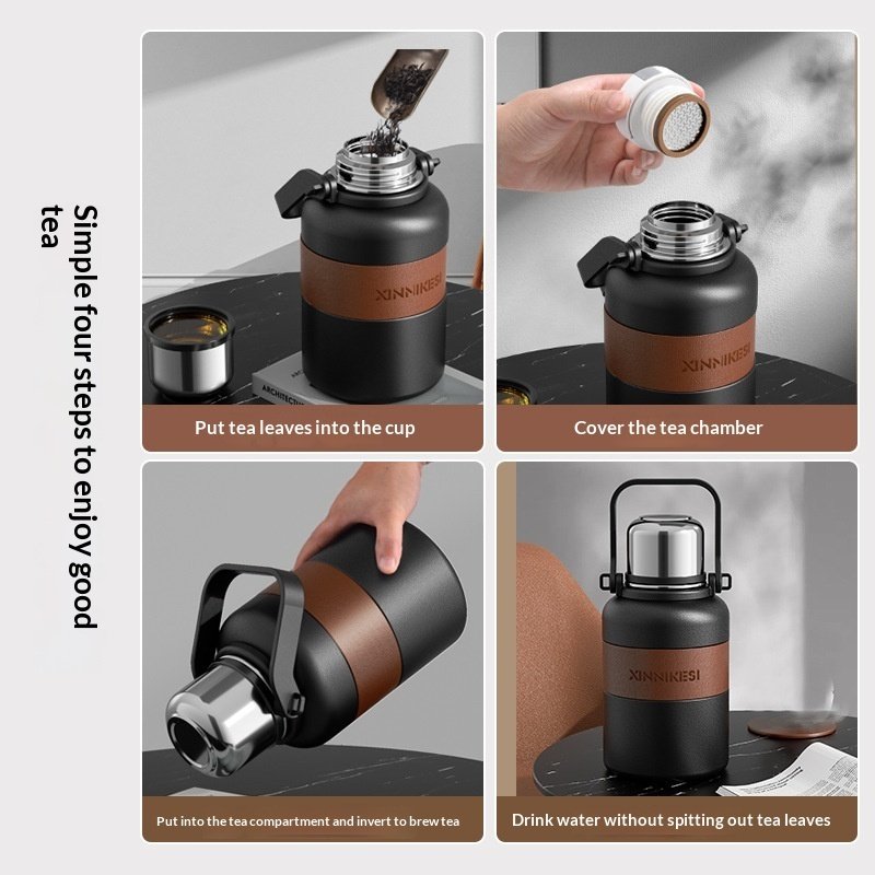 Stainless Steel Outdoor Portable Large-Capacity Insulated Bottle - Image 5
