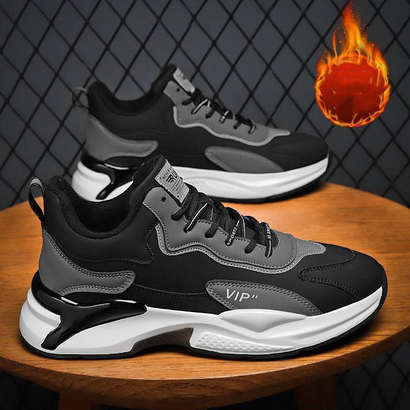 Fashion Black White Sneakers Casual Outdoor Lightweight Breathable Sports Shoes For Men - Image 8