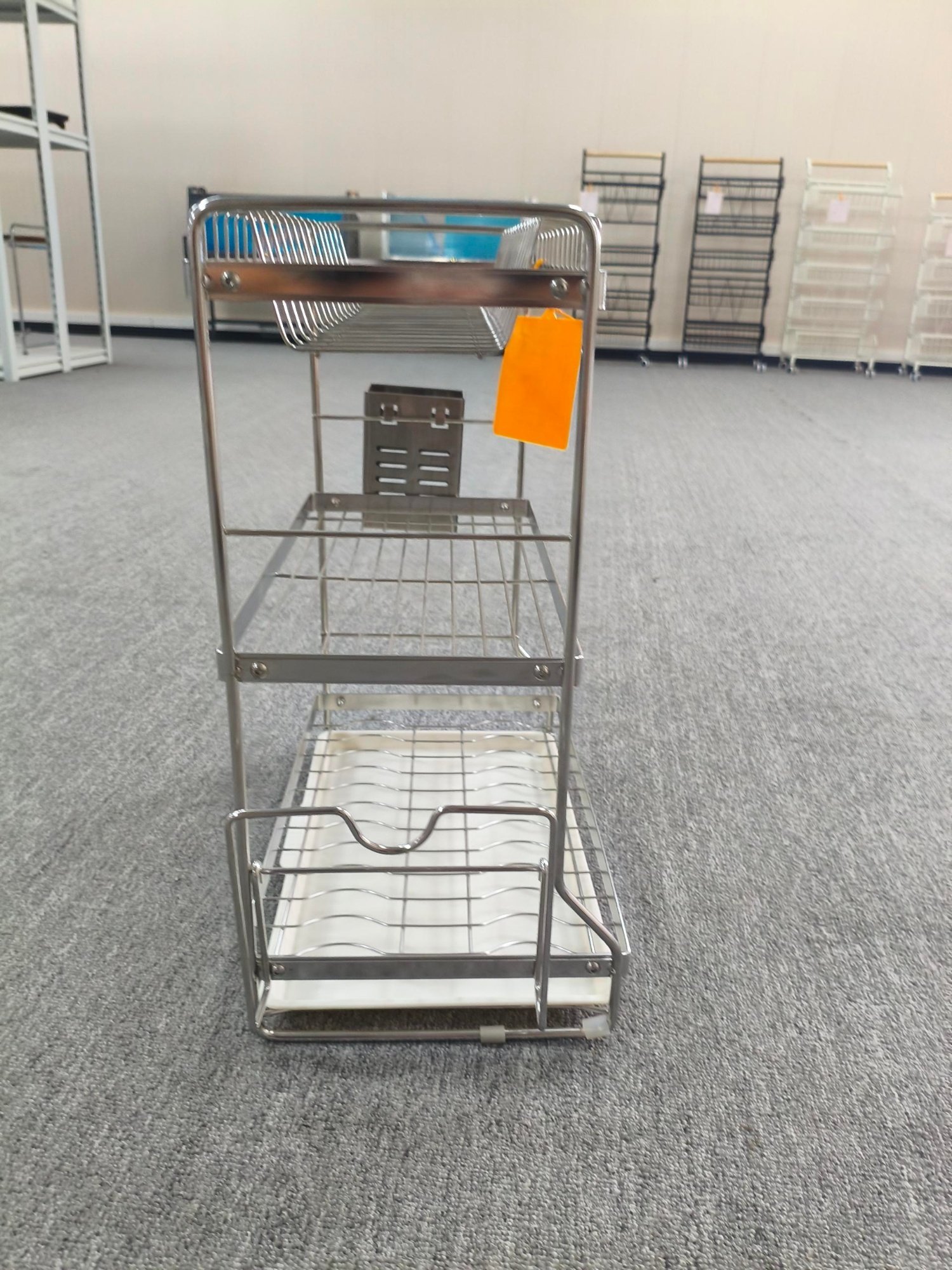 Stainless Steel Dish Storage Rack Draining Plate Rack - Image 8