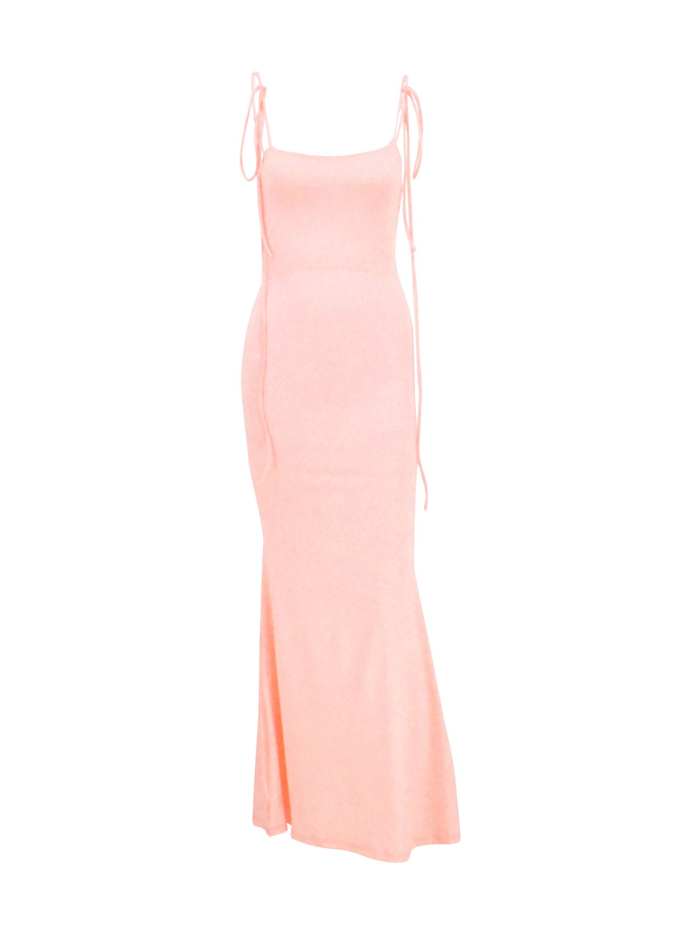 Hot Girl Show Chest Backless Hip Spaghetti Straps Long Dress - Image 8