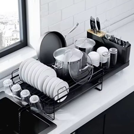 Kitchen Dish Retractable Cutlery Knife And Fork Cup Drain Rack