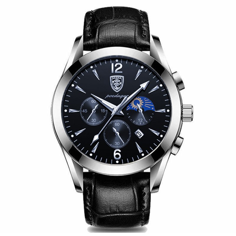 Men's Quartz Waterproof Luminous Belt Watch - Image 3