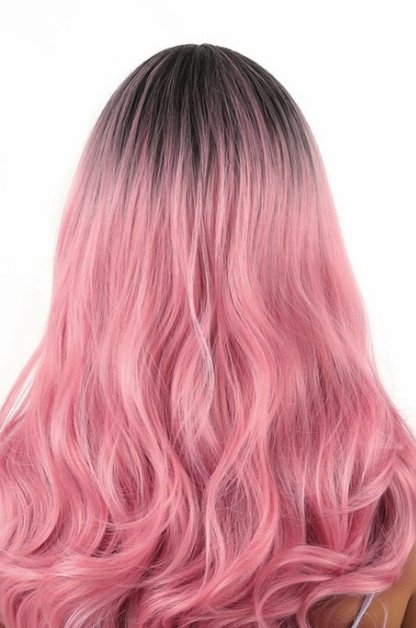 Gradient Color Long Curly Hair Big Wave High-temperature Fiber Chemical Fiber Wig - Image 6